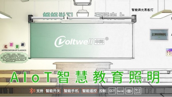 为什么改善教室照明推荐用华辉教育照明led护眼教室灯？