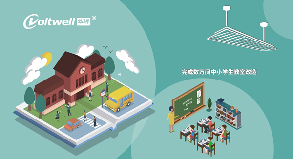 科学防控近视，共筑<i style='color:red'>光明未来</i>｜华辉教育照明一直在行动